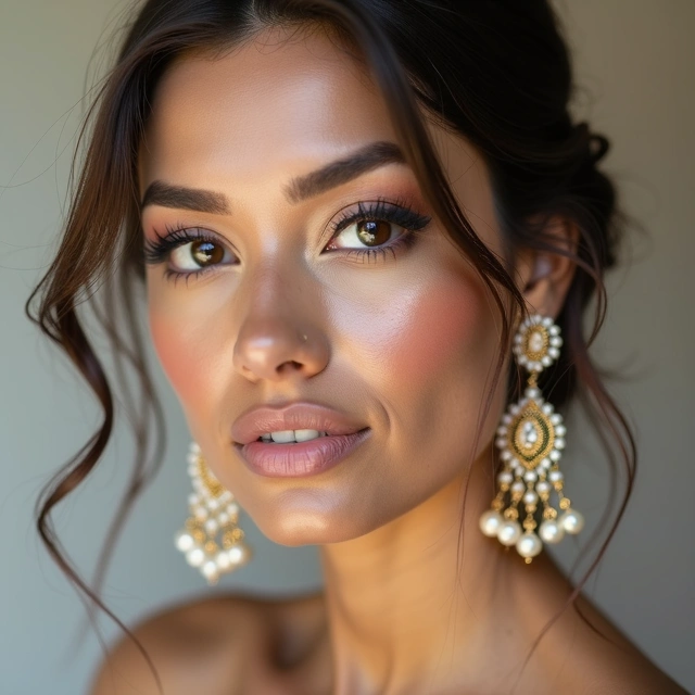Contemporary celebrity bridal style