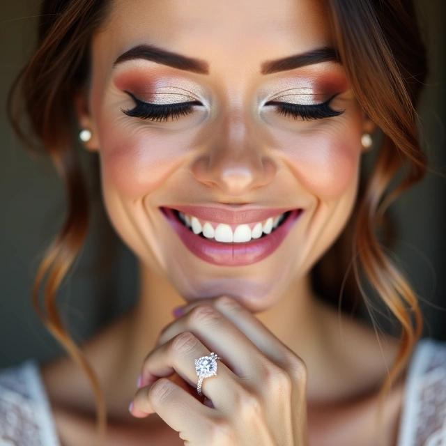 Ring ceremony makeup