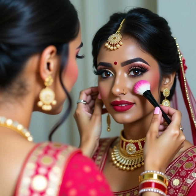 HD makeup application