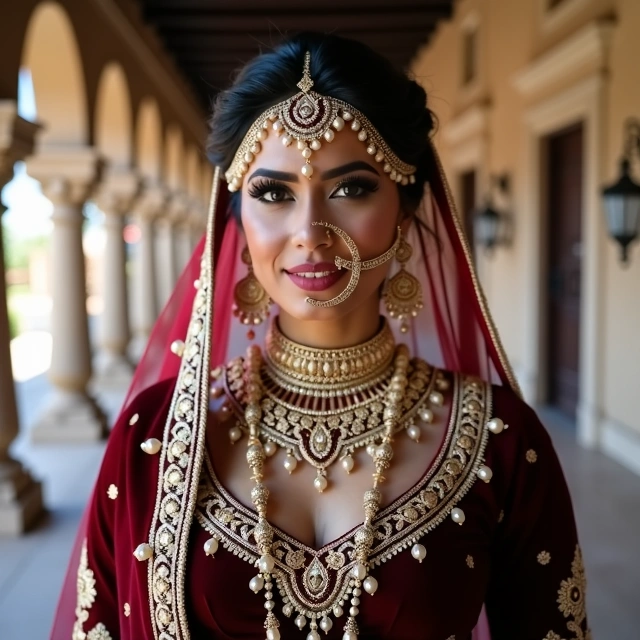 Rajasthani royal bridal look