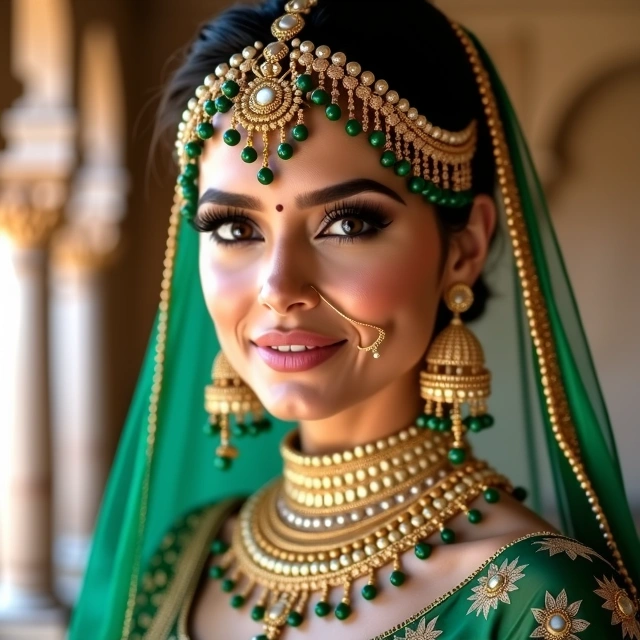 Mughal inspired bridal look