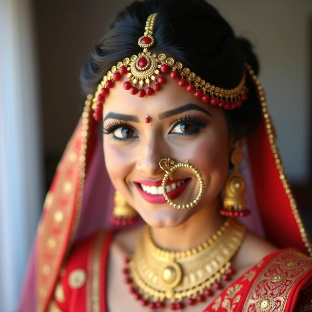 Bridal makeup look