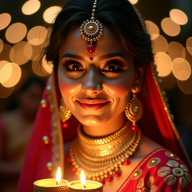 Diwali party makeup