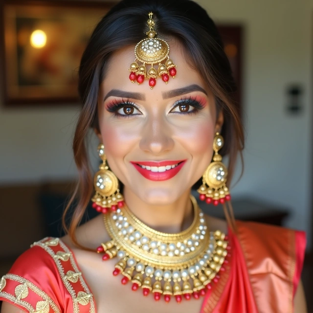 Wedding guest party makeup