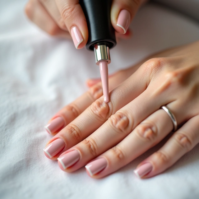 Natural gel nail paint