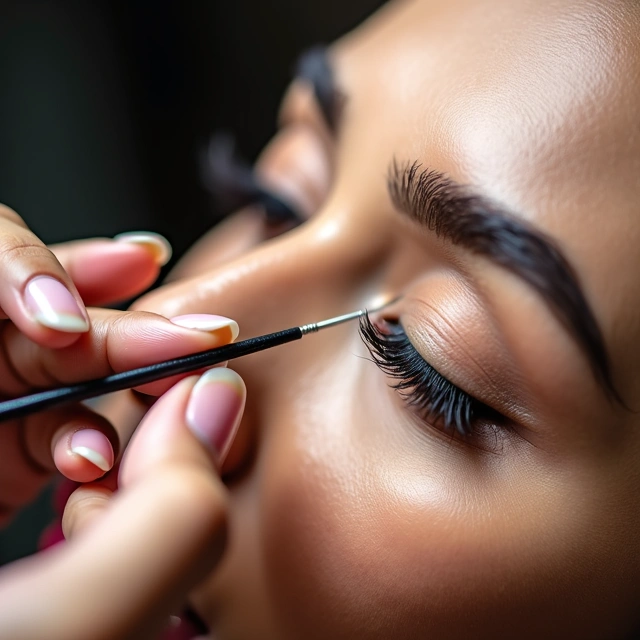 Eyebrow threading